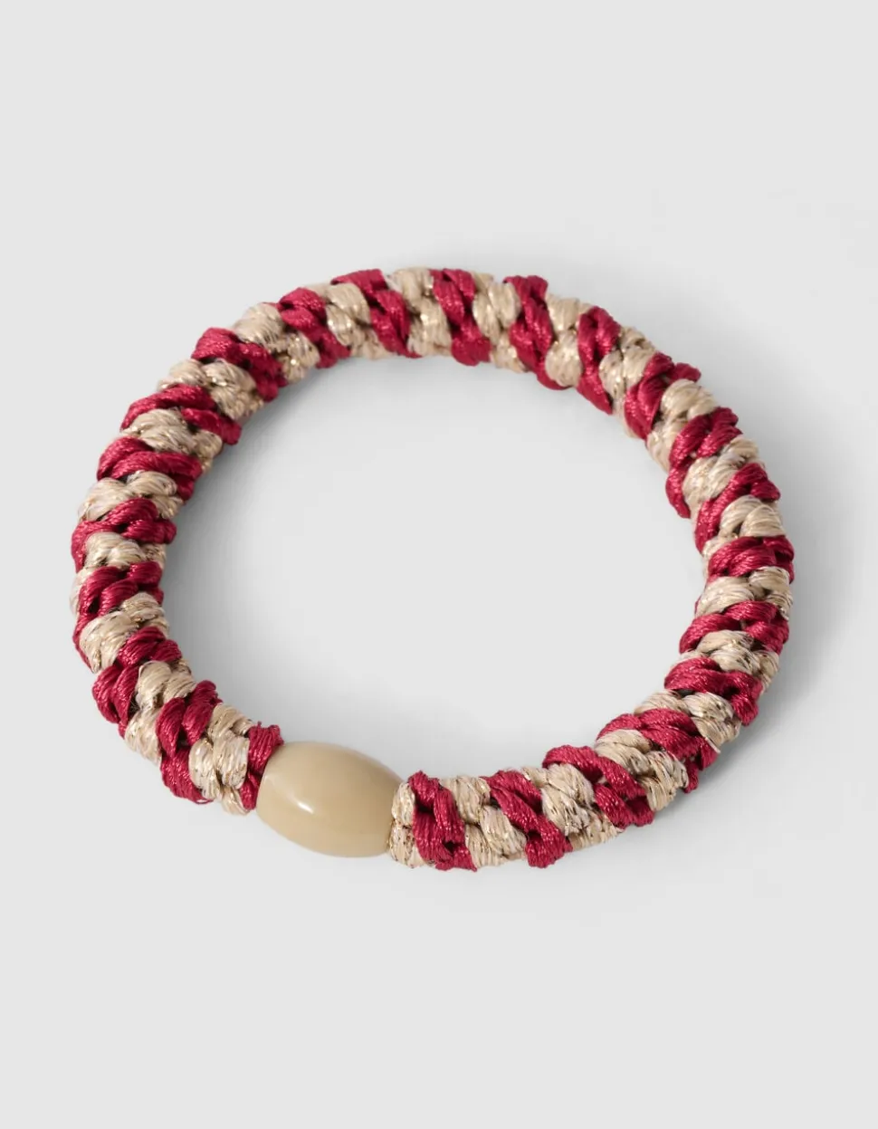 Lurex Haarelastiek Rood