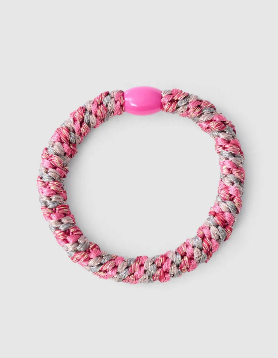 Lurex Haarelastiek Roze