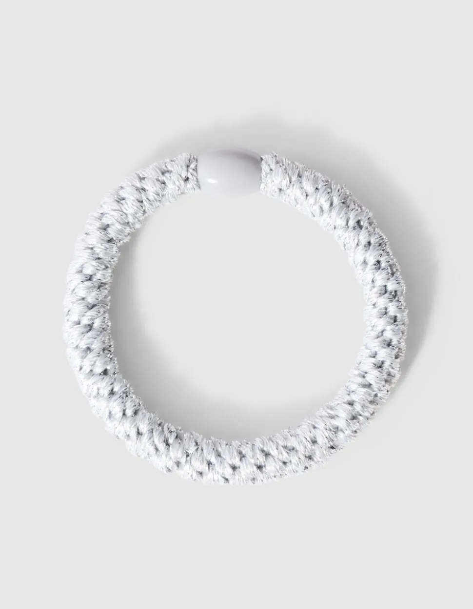 Lurex Haarelastiek Wit