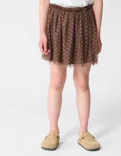 Mesh Heart Rok Bruin