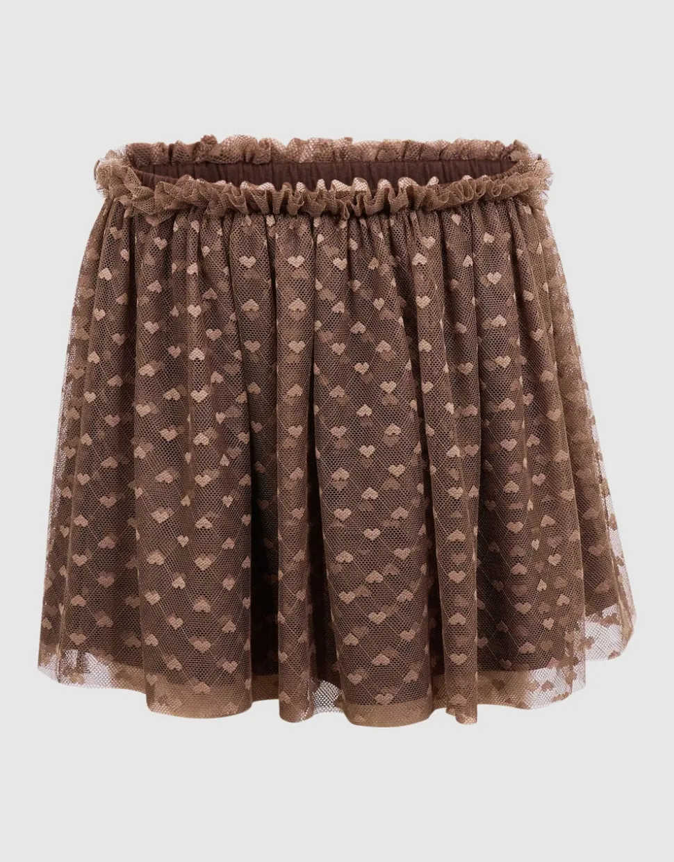 Mesh Heart Rok Bruin