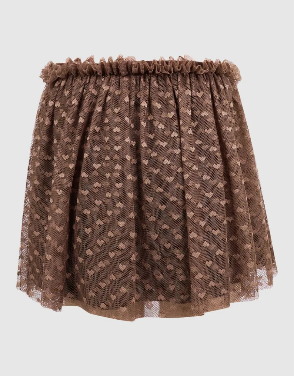Mesh Heart Rok Bruin
