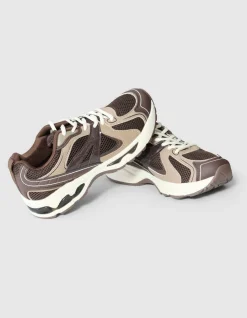 Mesh Sneaker Donkerbruin