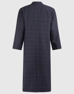Midi Check Blazer Donkergrijs