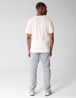 Minimal Artwork T-shirt Gebroken Wit