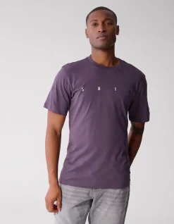 Minimal Artwork T-shirt Paars