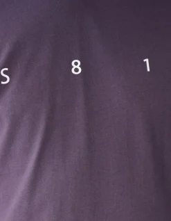 Minimal Artwork T-shirt Paars