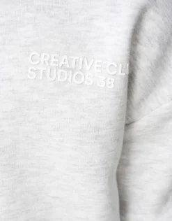 Minimal Hoodie Lichtgrijs