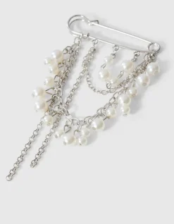 Mixed Clip Broche Zilver