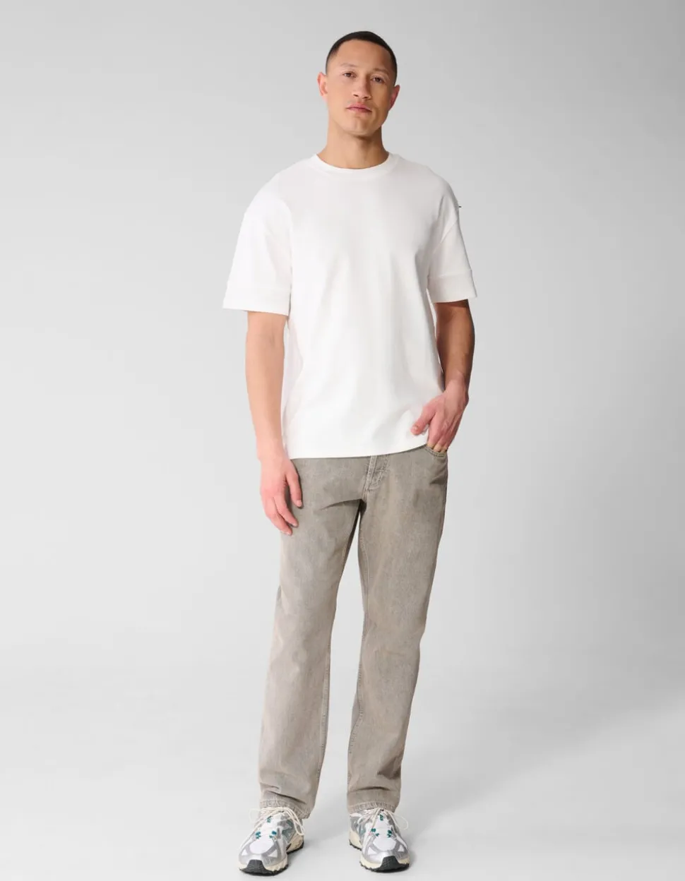 Modern Straight Fit Jeans Zand L32