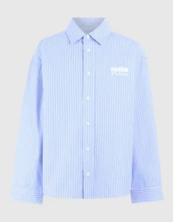 Motion Pinstripe Overhemd Lichtblauw