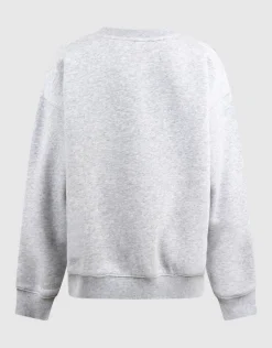 New York Artwork Sweater Lichtgrijs