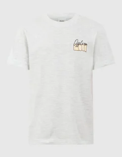 Offline Mood Artwork T-shirt Lichtgrijs