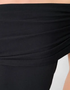 Off Shoulder Top Zwart