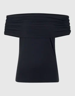 Off Shoulder Top Zwart