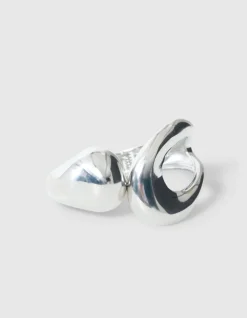 Organic Bangle Armband Zilver
