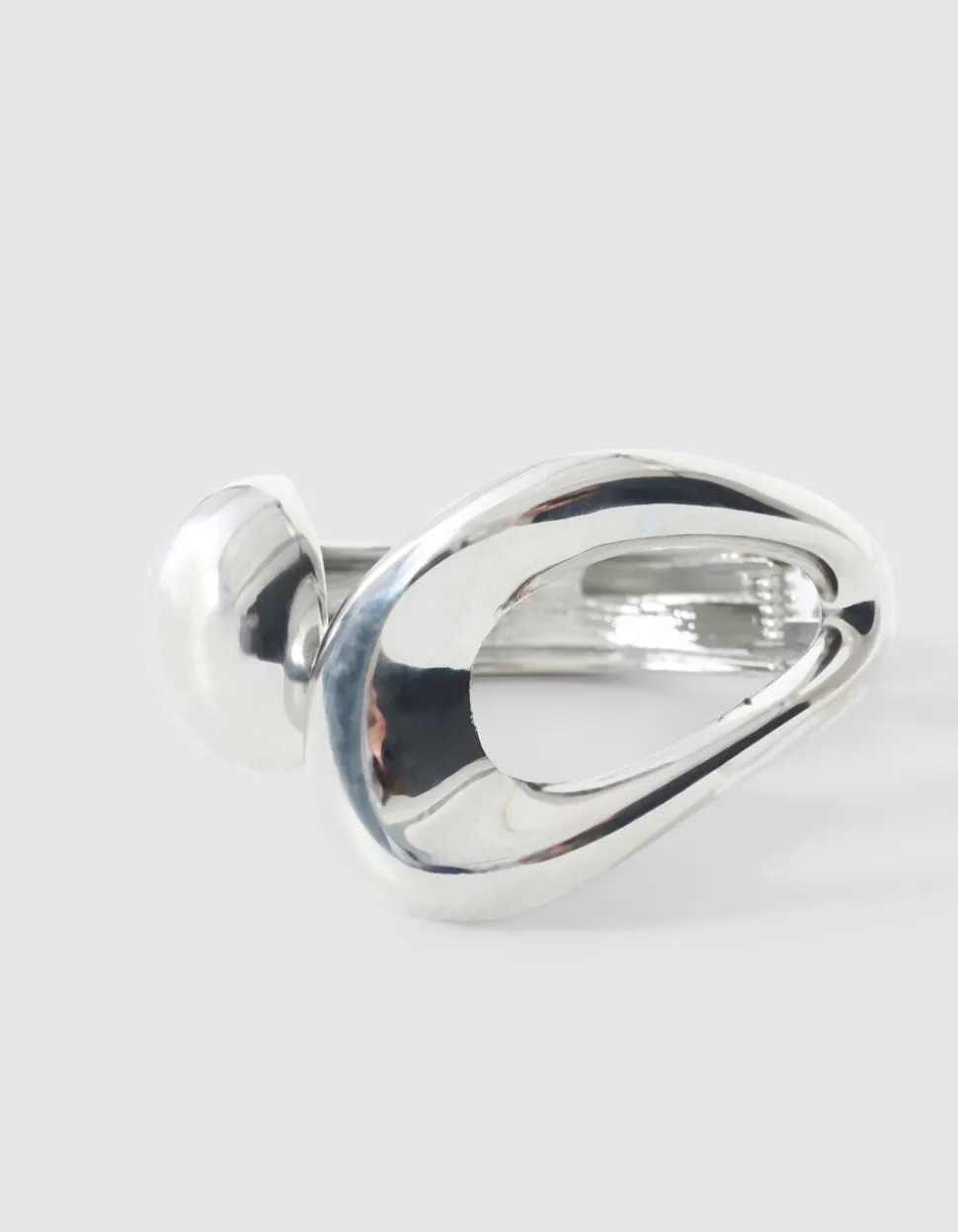 Organic Bangle Armband Zilver