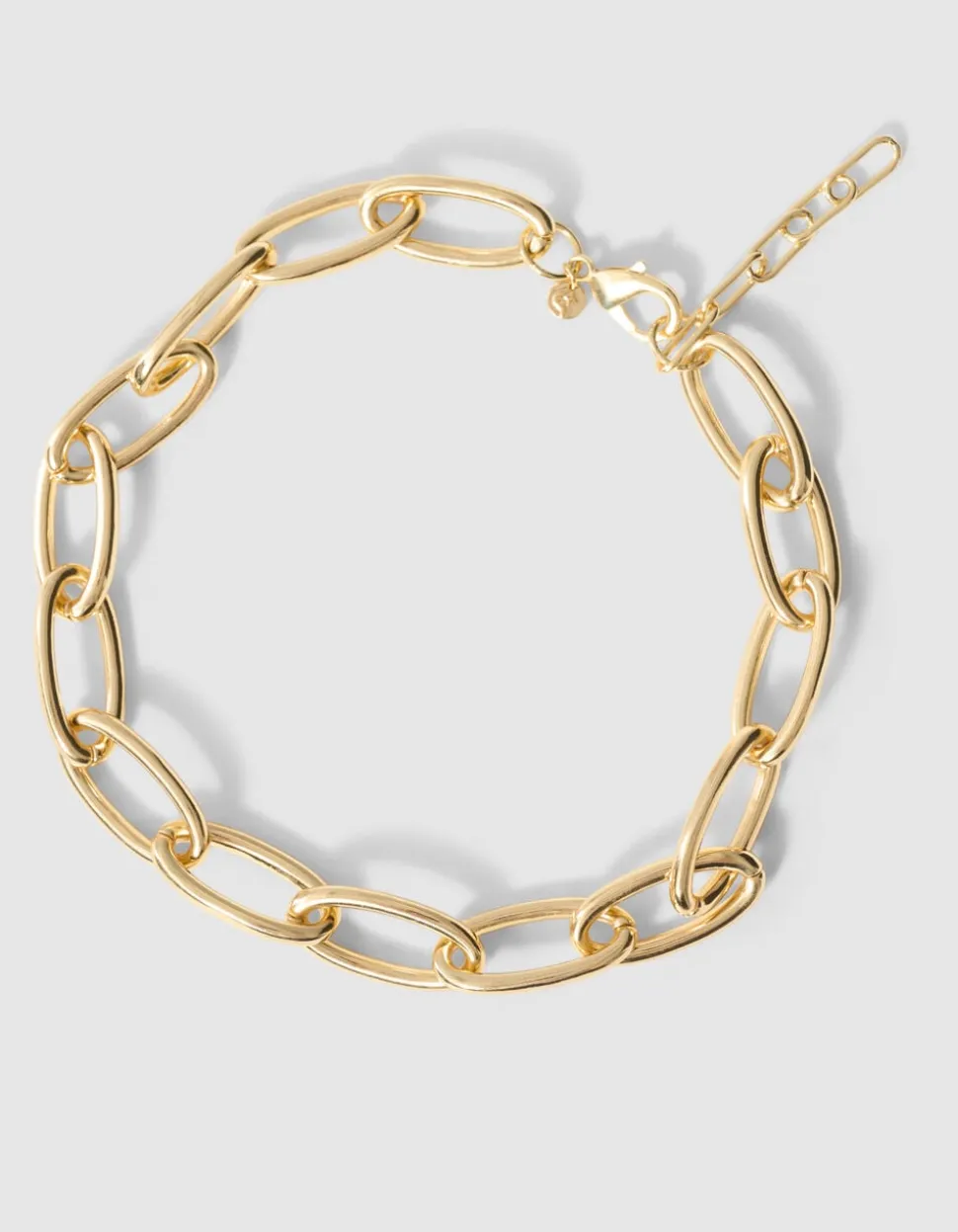 Oval Chain Ketting Goud