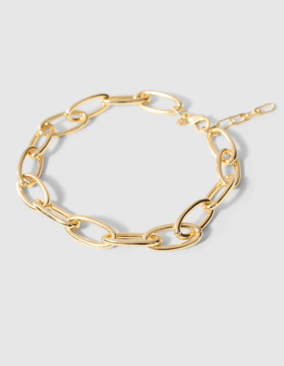 Oval Chain Ketting Goud