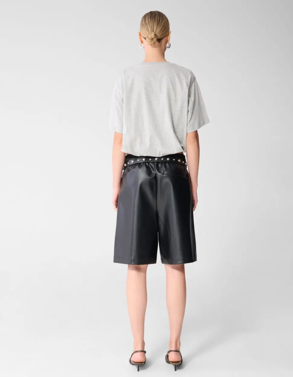Oversized Balloon T-shirt Lichtgrijs
