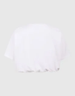 Oversized Balloon T-shirt Wit