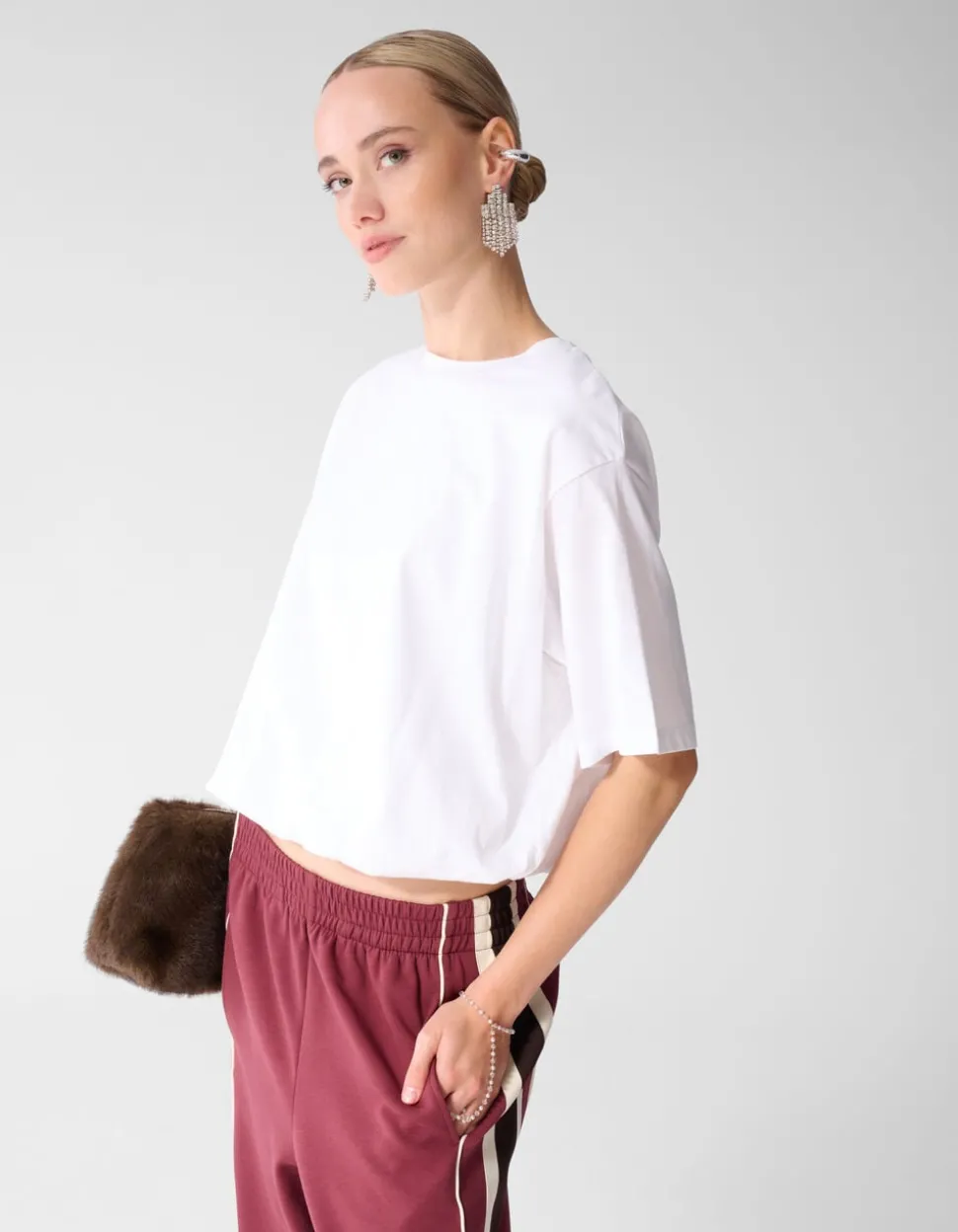 Oversized Balloon T-shirt Wit