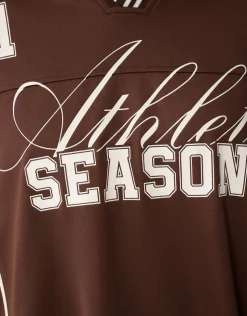 Oversized Baseball Longsleeve Top Bruin