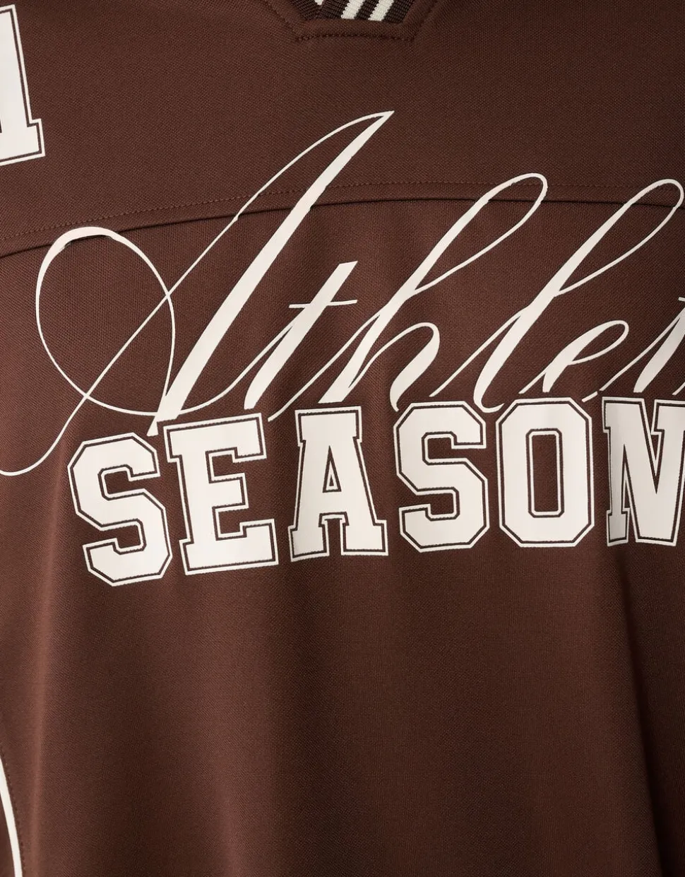 Oversized Baseball Longsleeve Top Bruin