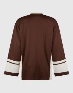 Oversized Baseball Longsleeve Top Bruin