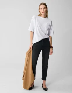 Oversized Basic T-shirt Wit By Lonneke
