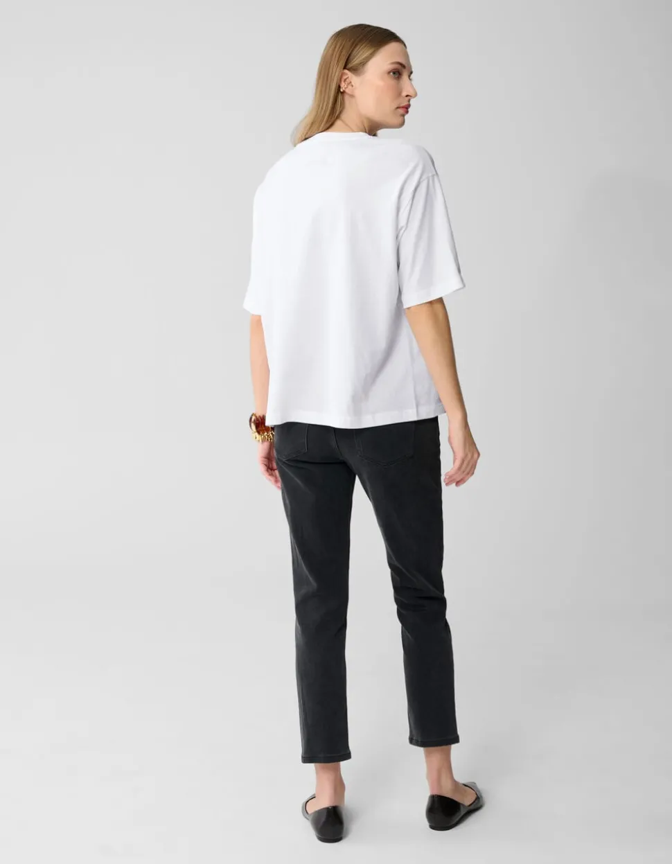 Oversized Basic T-shirt Wit By Lonneke