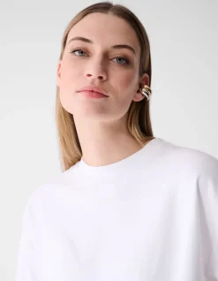 Oversized Basis T-shirt Wit