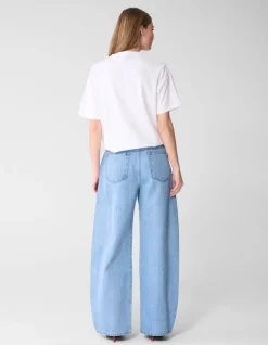 Oversized Basis T-shirt Wit