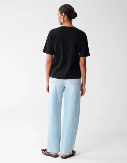 Oversized Basis T-shirt Zwart