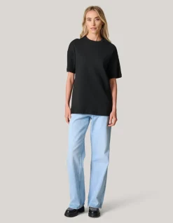 Oversized Basis T-shirt Zwart