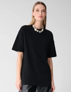 Oversized Basis T-shirt Zwart