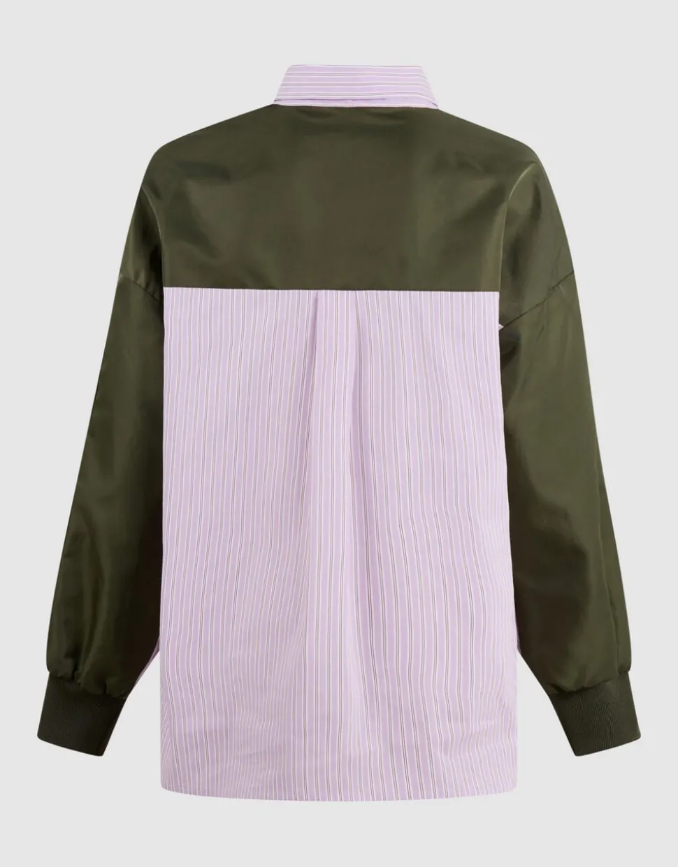 Oversized Bomber Blouse Lichtpaars