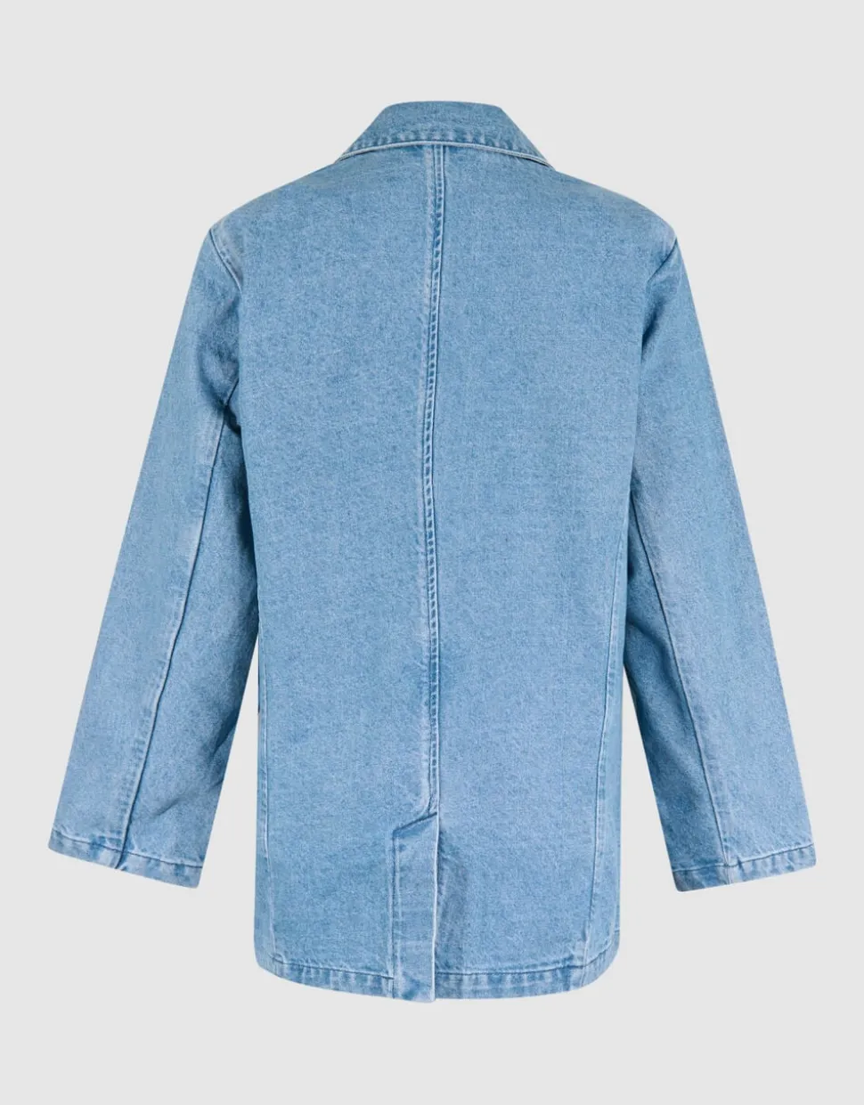 Oversized Denim Blazer Mediumstone