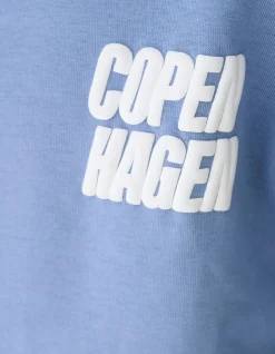 Oversized Fit Copenhagen Hoodie Blauw