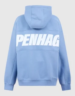Oversized Fit Copenhagen Hoodie Blauw