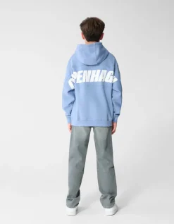 Oversized Fit Copenhagen Hoodie Blauw