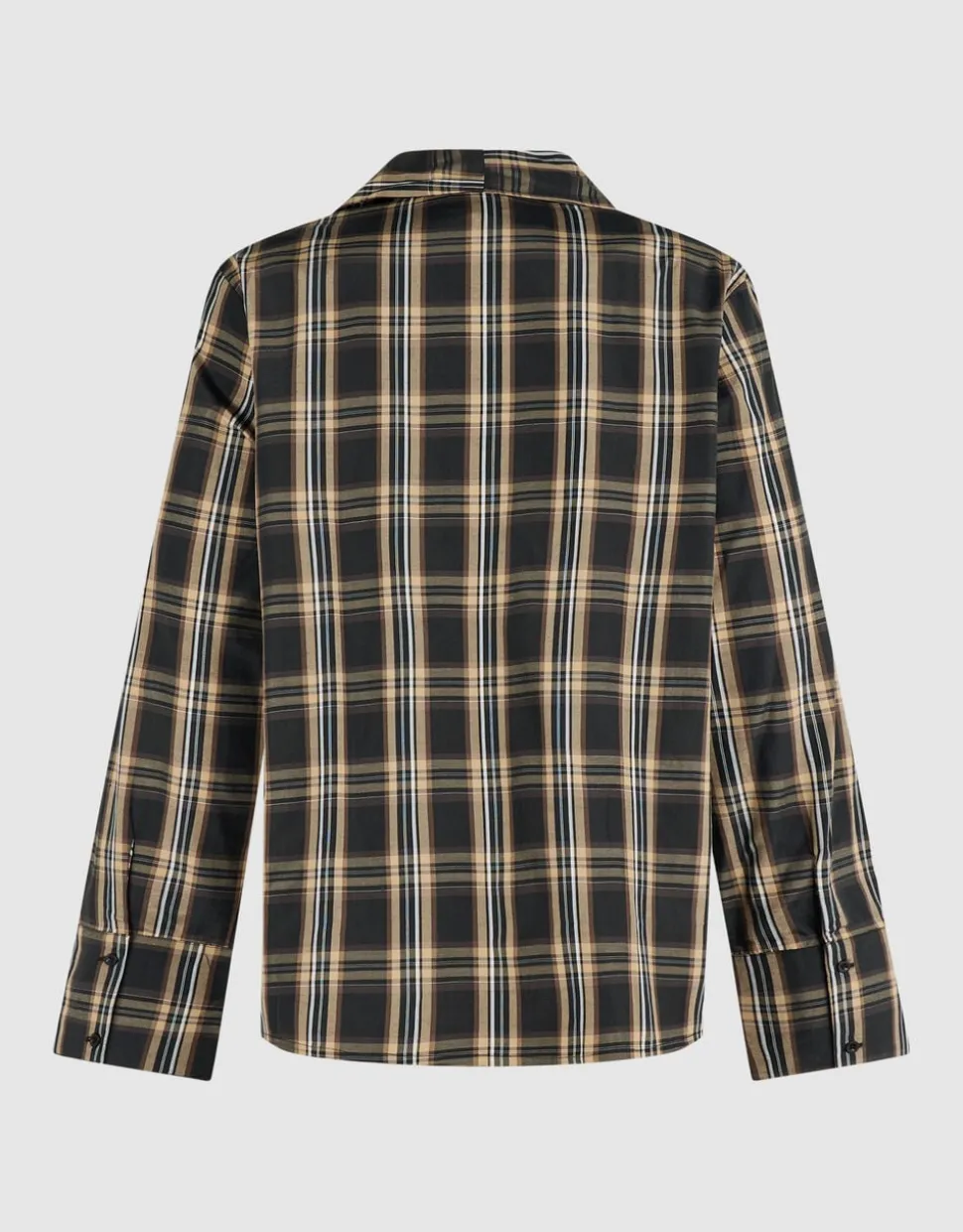 Oversized Fit Scarf Blouse Bruin