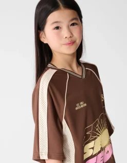 Oversized Fit Seoul Baseball T-shirt Bruin
