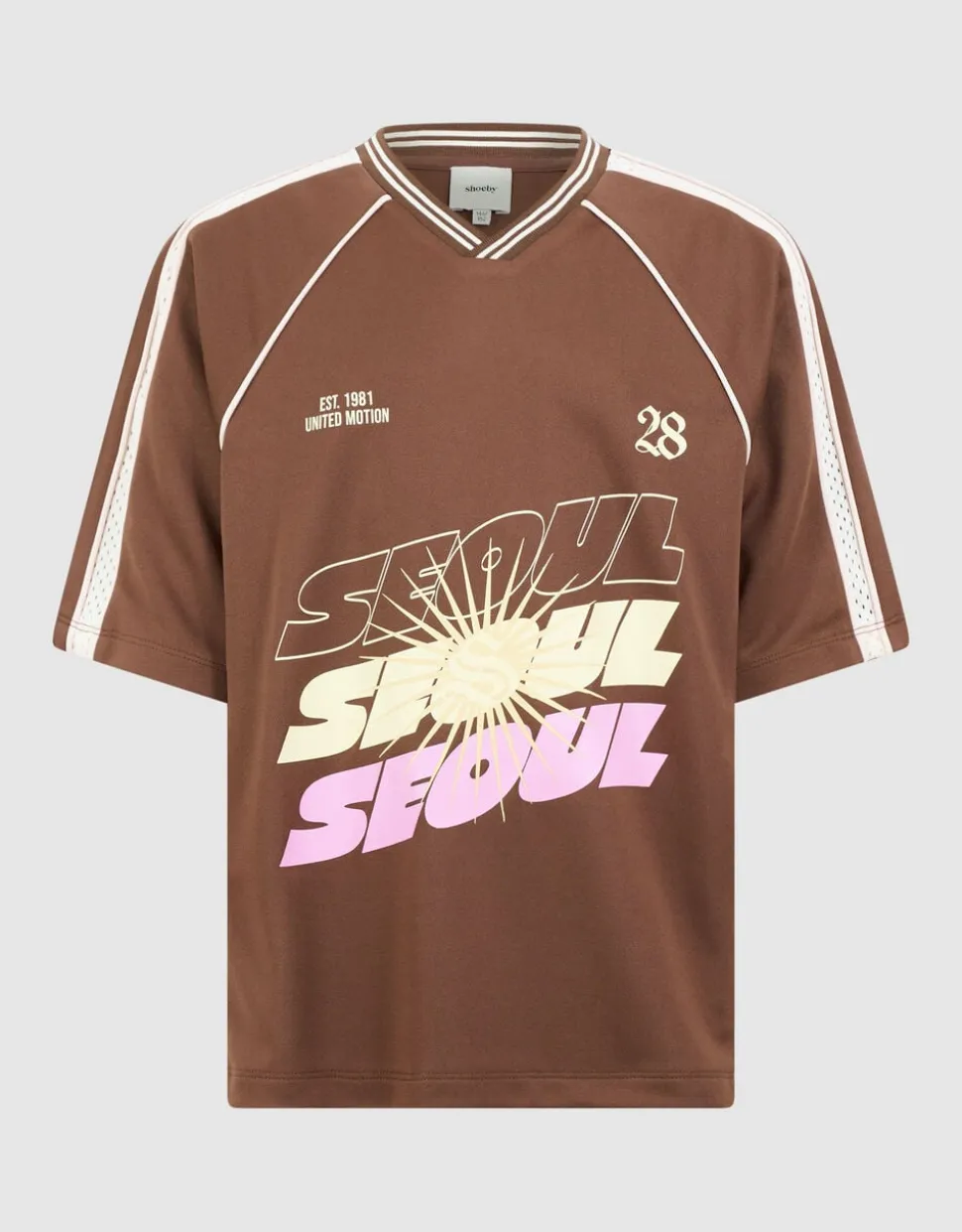 Oversized Fit Seoul Baseball T-shirt Bruin