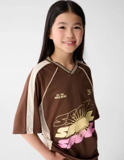 Oversized Fit Seoul Baseball T-shirt Bruin