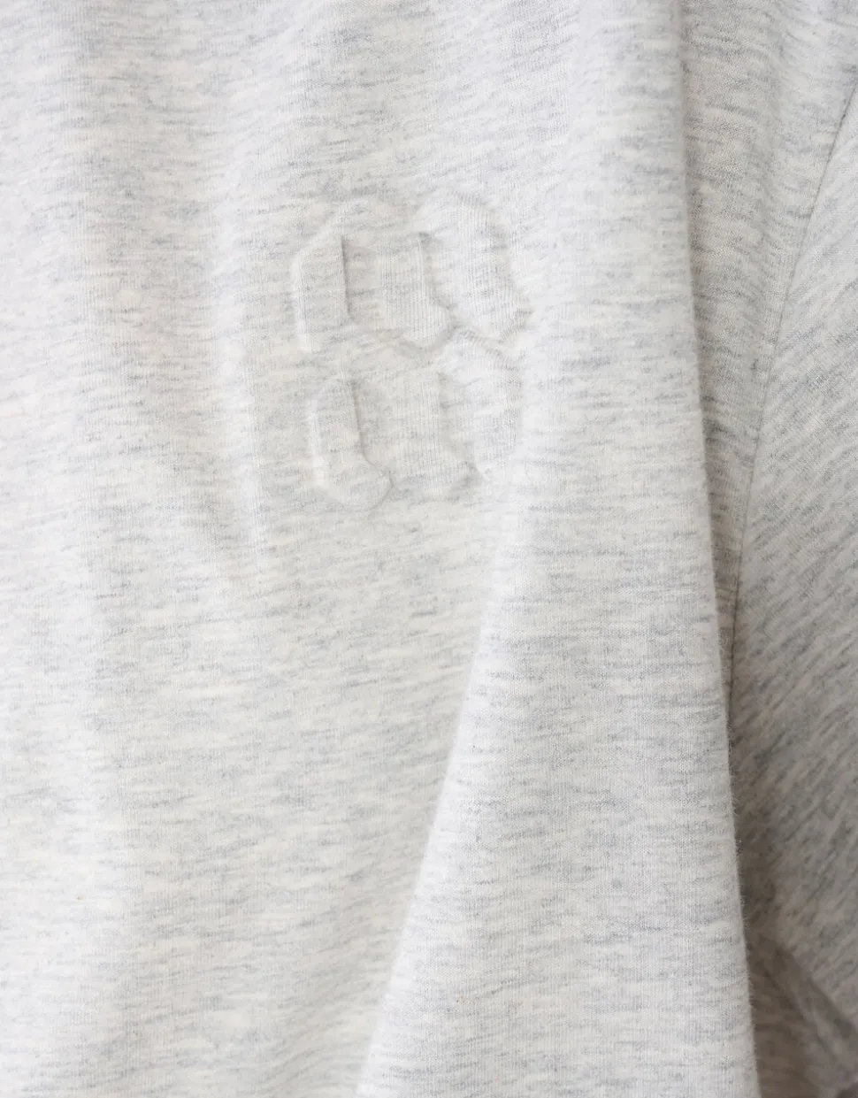 Oversized Logo T-shirt Lichtgrijs By Mieke