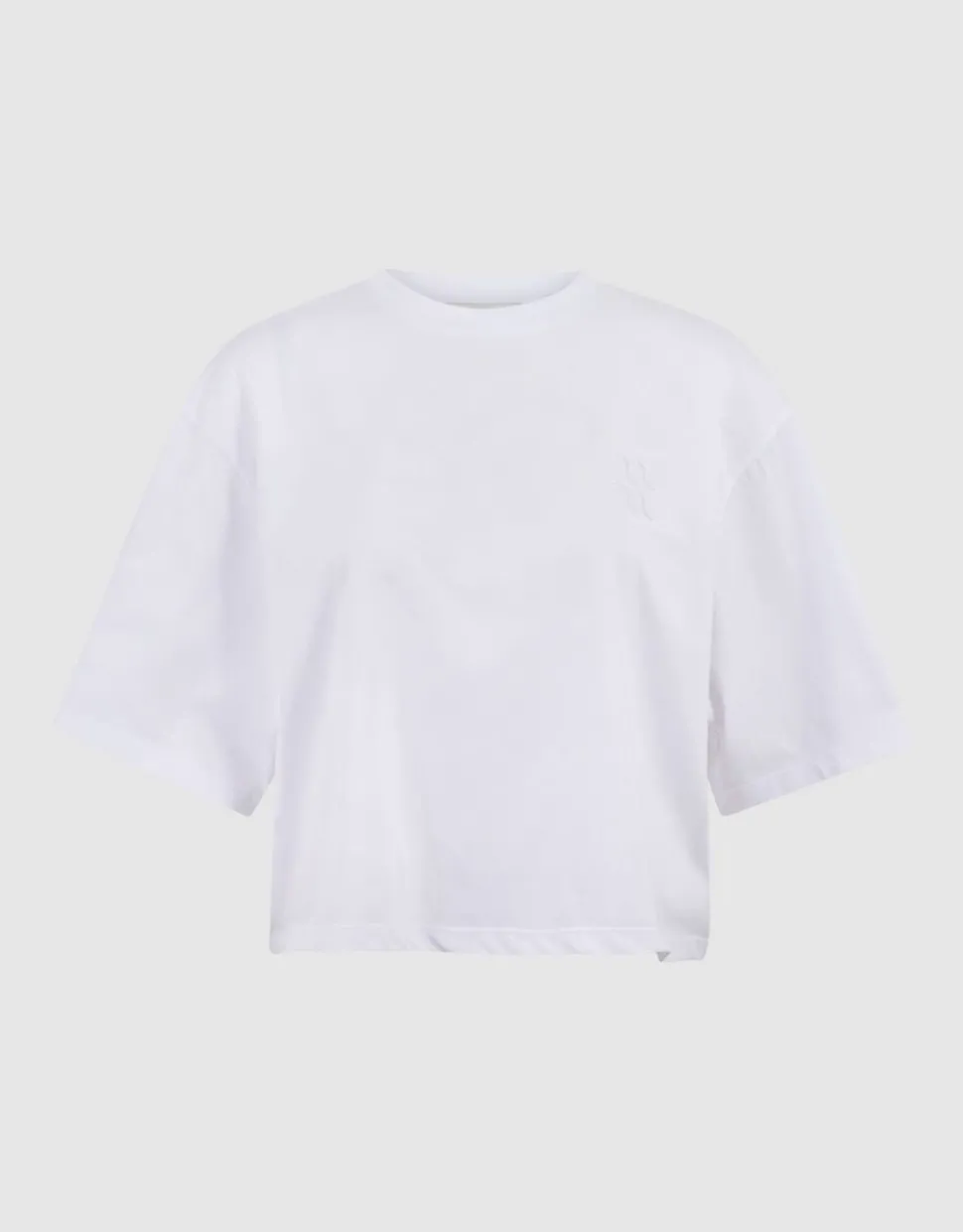 Oversized Logo T-shirt Wit By Mieke