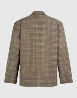Oversized Ruiten Blazer Bruin