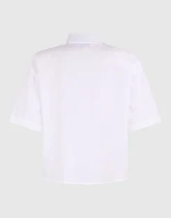 Oversized Solid Blouse Wit
