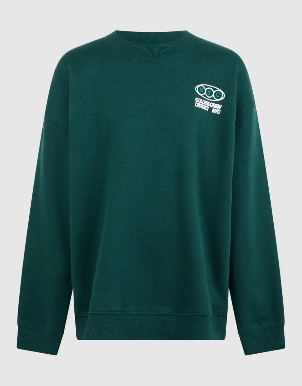 Oversized Sweater Donkergroen